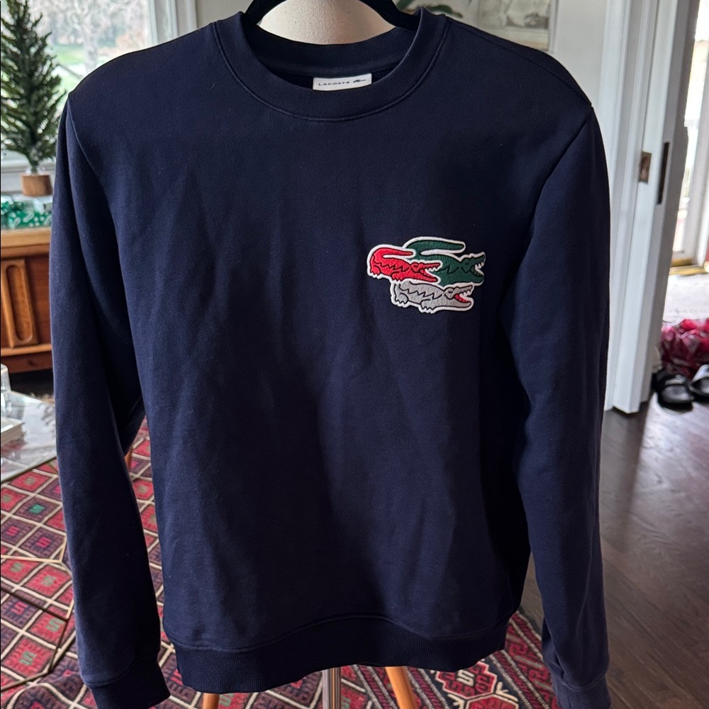 Lacoste logo cotton Crewneck Sweatshirt